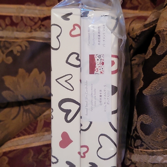 Kate spade  Firm Hp  heart leather boxed bagged tagged leather card holder ♥️ - Picture 3 of 9